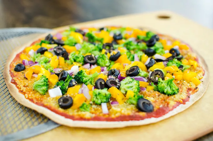 Vegetarian pizza